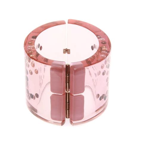 chanel cuff pink|Chanel cuffs for sale.